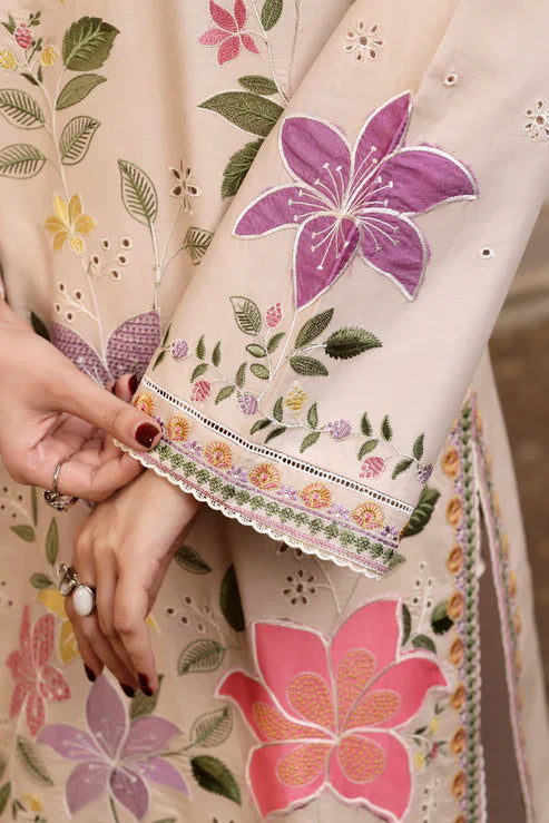 3PC EMBROIDERED LAWN-ANS1111