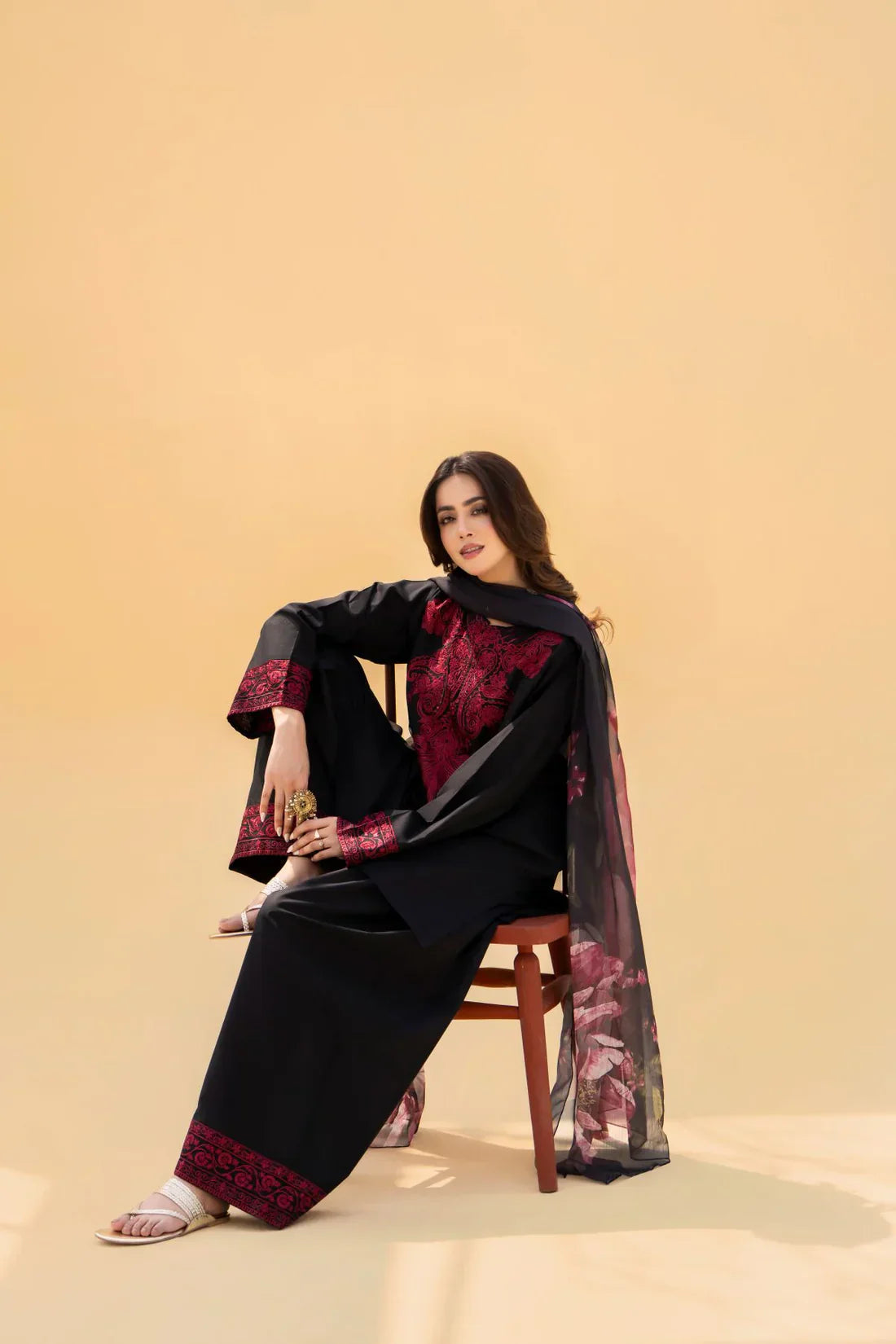 ZAROON 3PC UNSTITCHED LAWN - BG849
