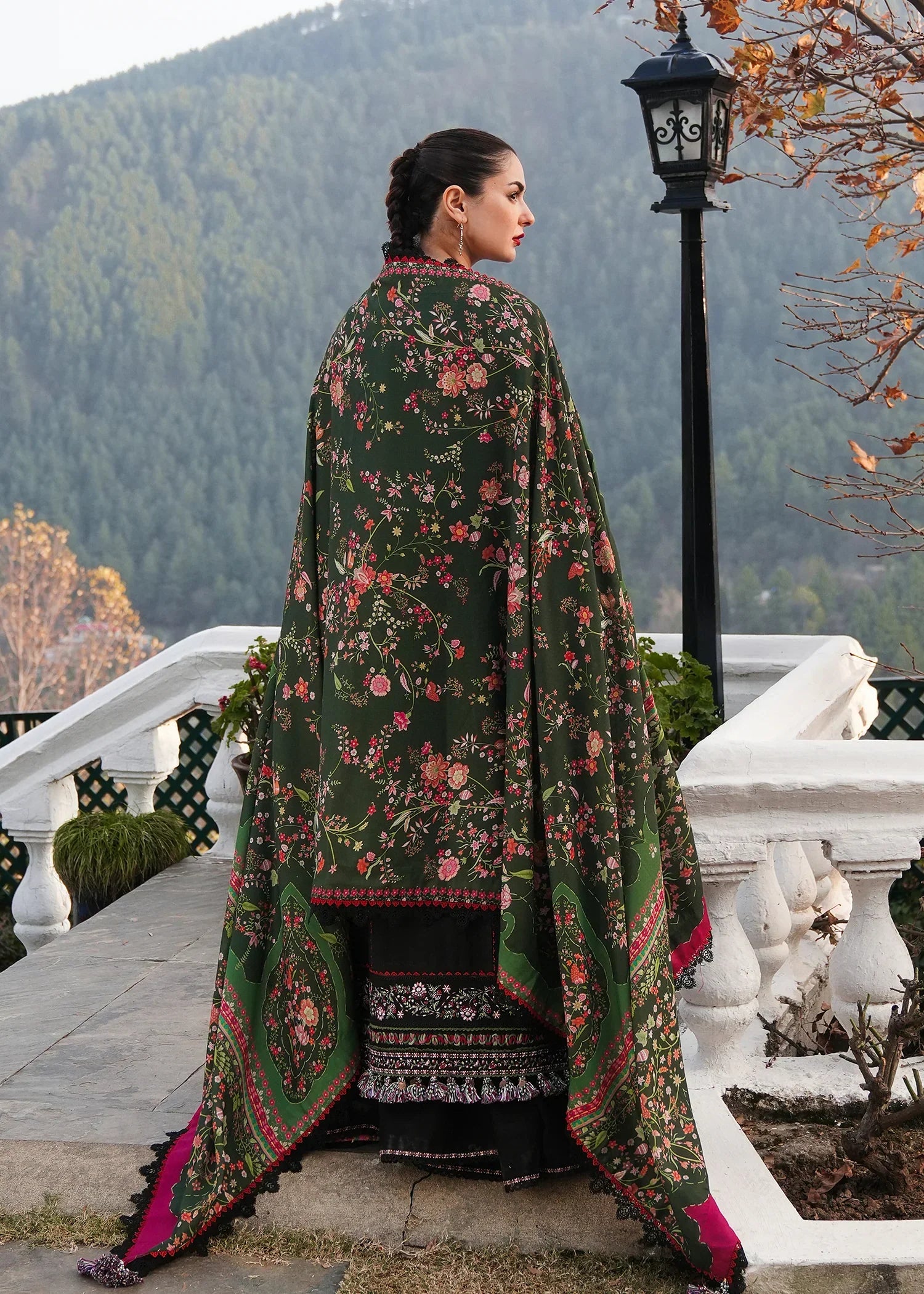 ZOBIA 3PC LAWN UNSTITCHED - BG852