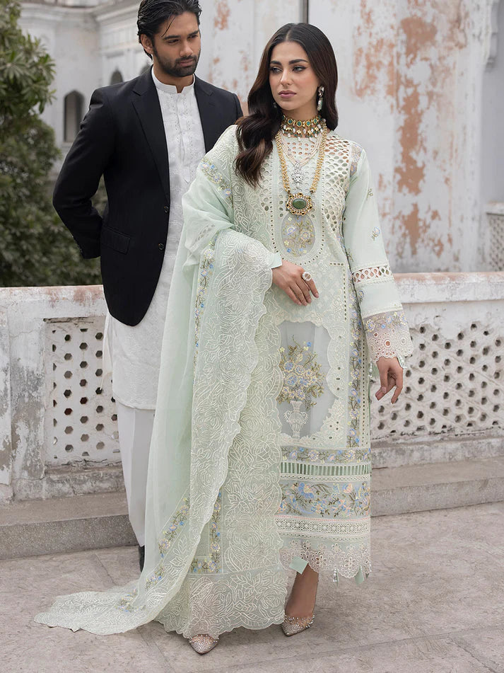 Mahnur | Mahrukh Luxury Lawn-3PC EMBROIDERED LAWN-ANS9999