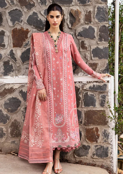 3 PC EMBROIDERD LAWN SUIT - ANS661