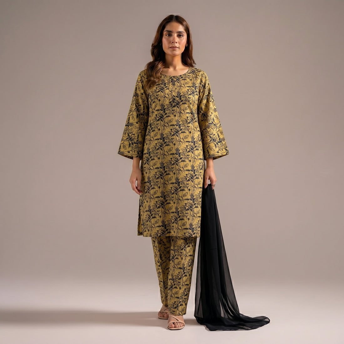 Ready to Wear Lawn Suit 3 piece-WU1118