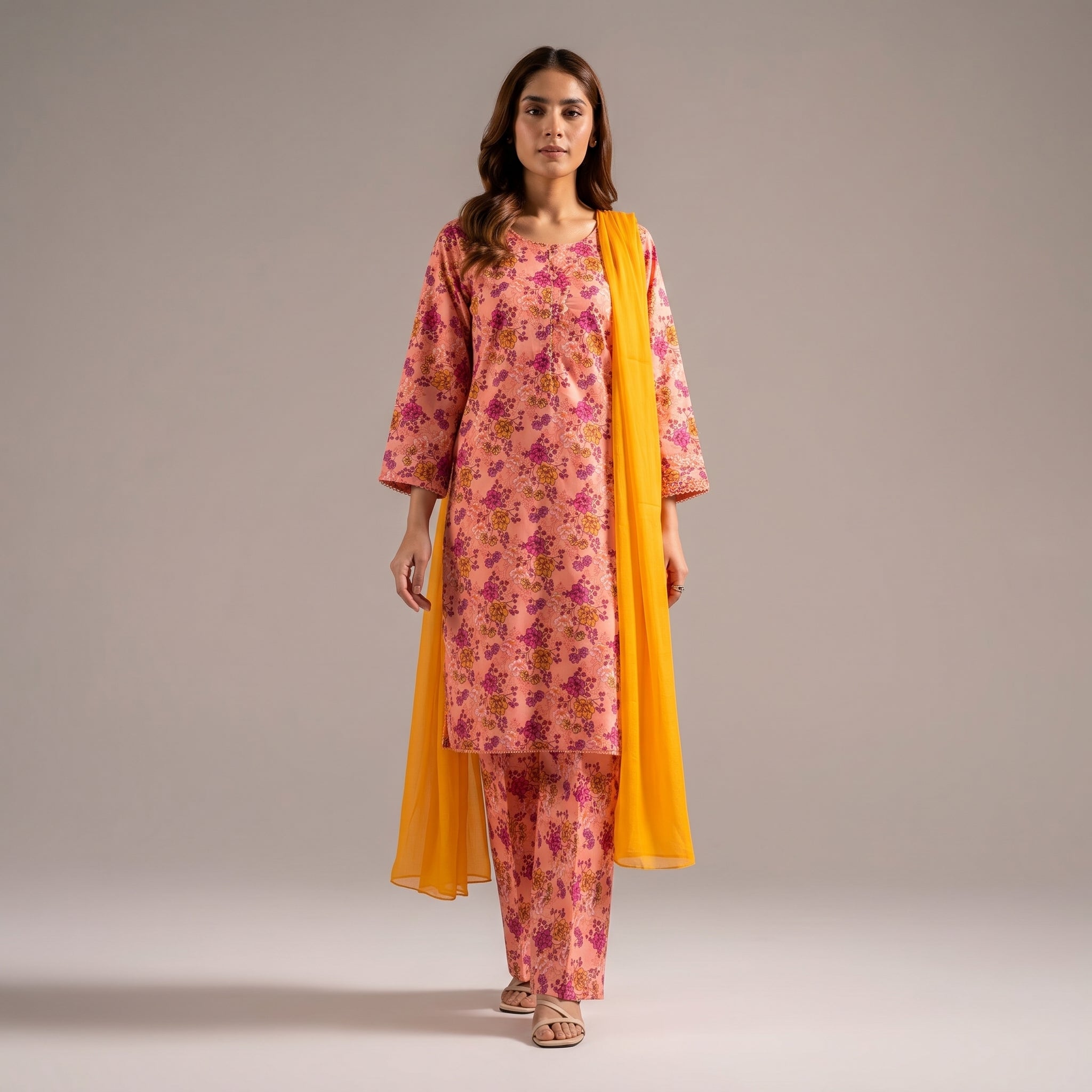 Ready to Wear Lawn Suit 3 piece-WU1119