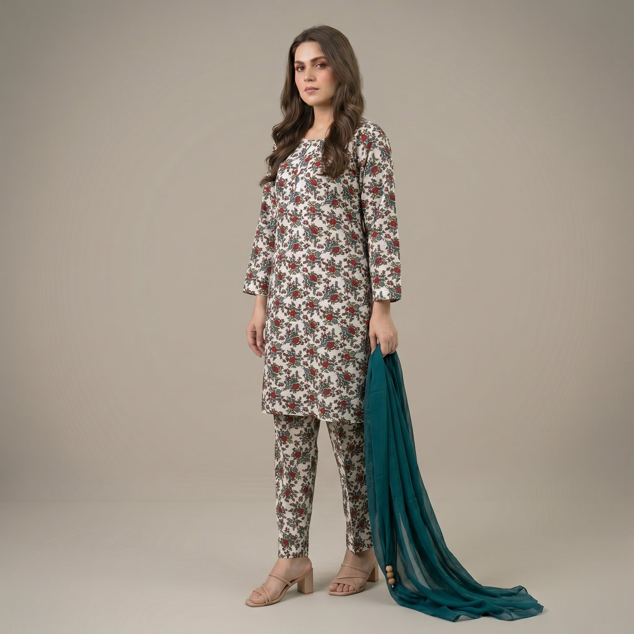 Ready to Wear Lawn Suit 3 piece-WU1115
