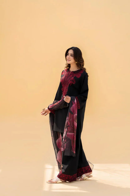ZAROON 3PC UNSTITCHED LAWN  - BG849