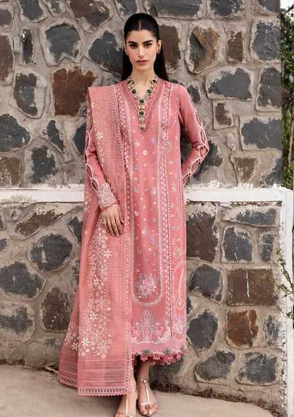 3 PC EMBROIDERD LAWN SUIT - ANS661