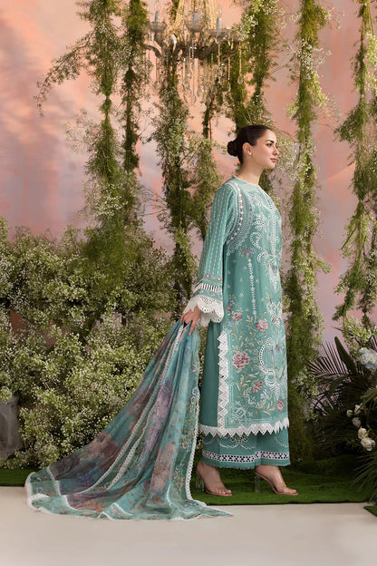 3PC EMBROIDERED LUXURY LAWN - ANS783