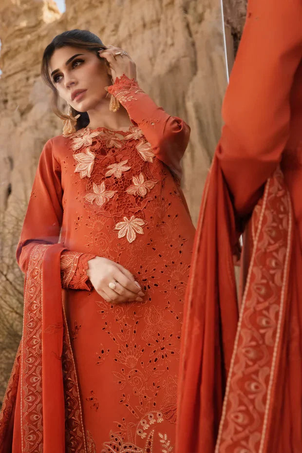 3PC EMBROIDERED LAWN -ANS1613