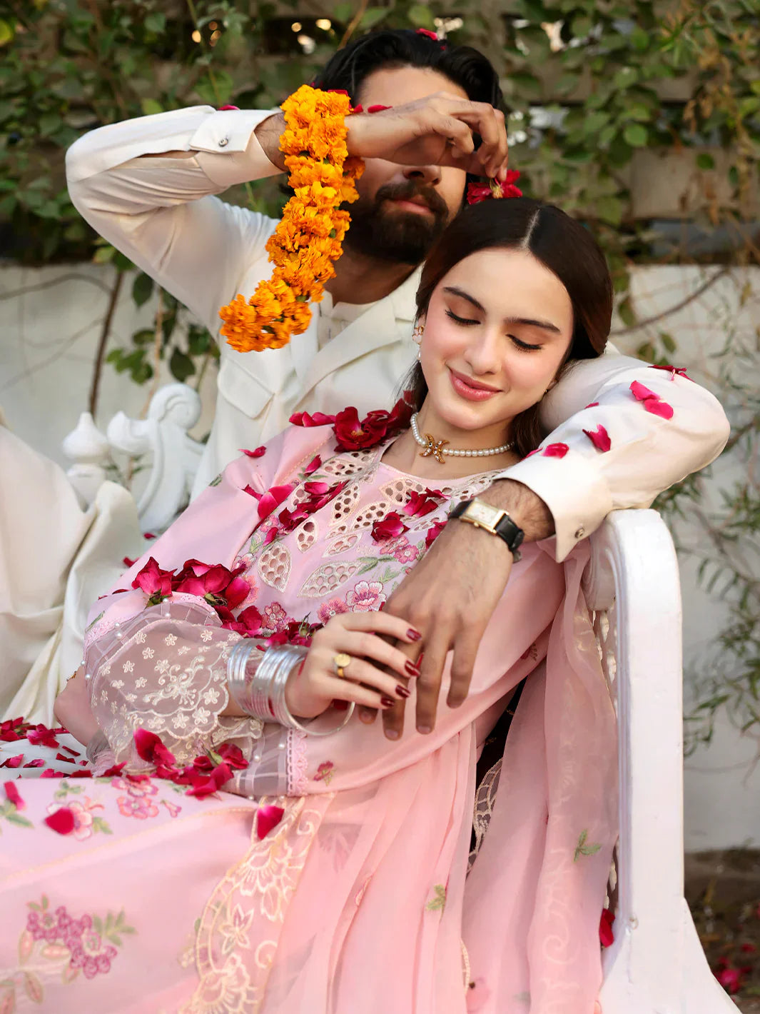 3PC EMBROIDERED LAWN SUIT - 6666