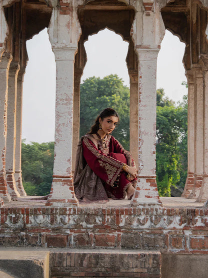 3 PC EMBROIDERED LAWN SUIT - BG851