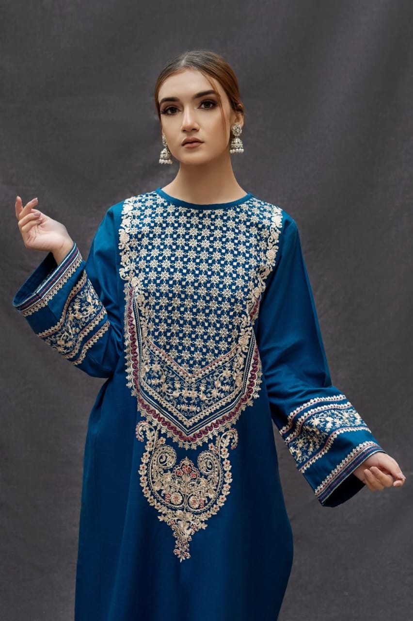 3 PC UNSTITCHED Lawn- BG864