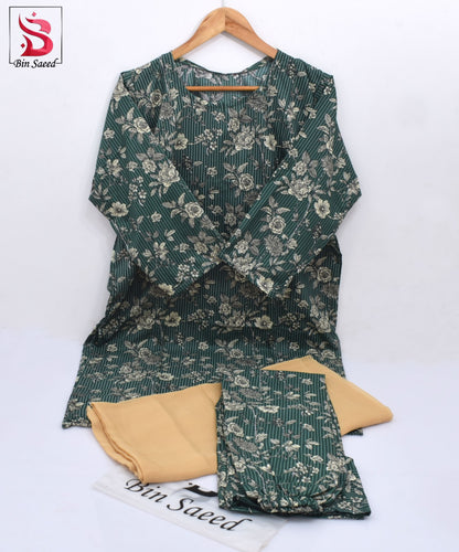 Ready to Wear Lawn Suit 3 piece-WU1116