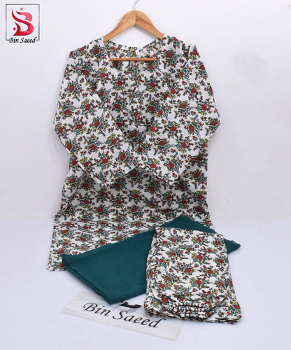 Ready to Wear Lawn Suit 3 piece-WU1115